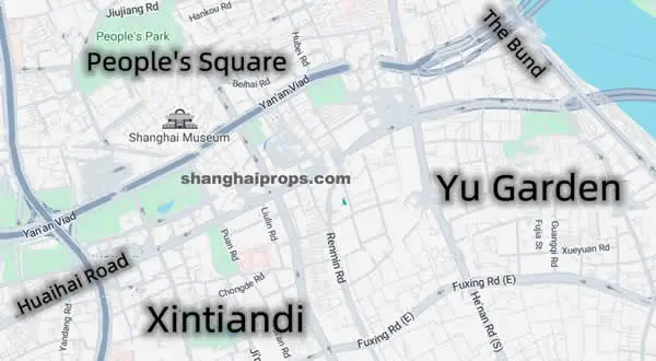 Map of Yu Garden